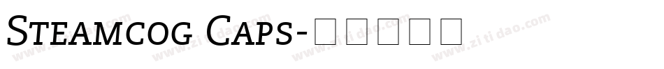 Steamcog Caps字体转换